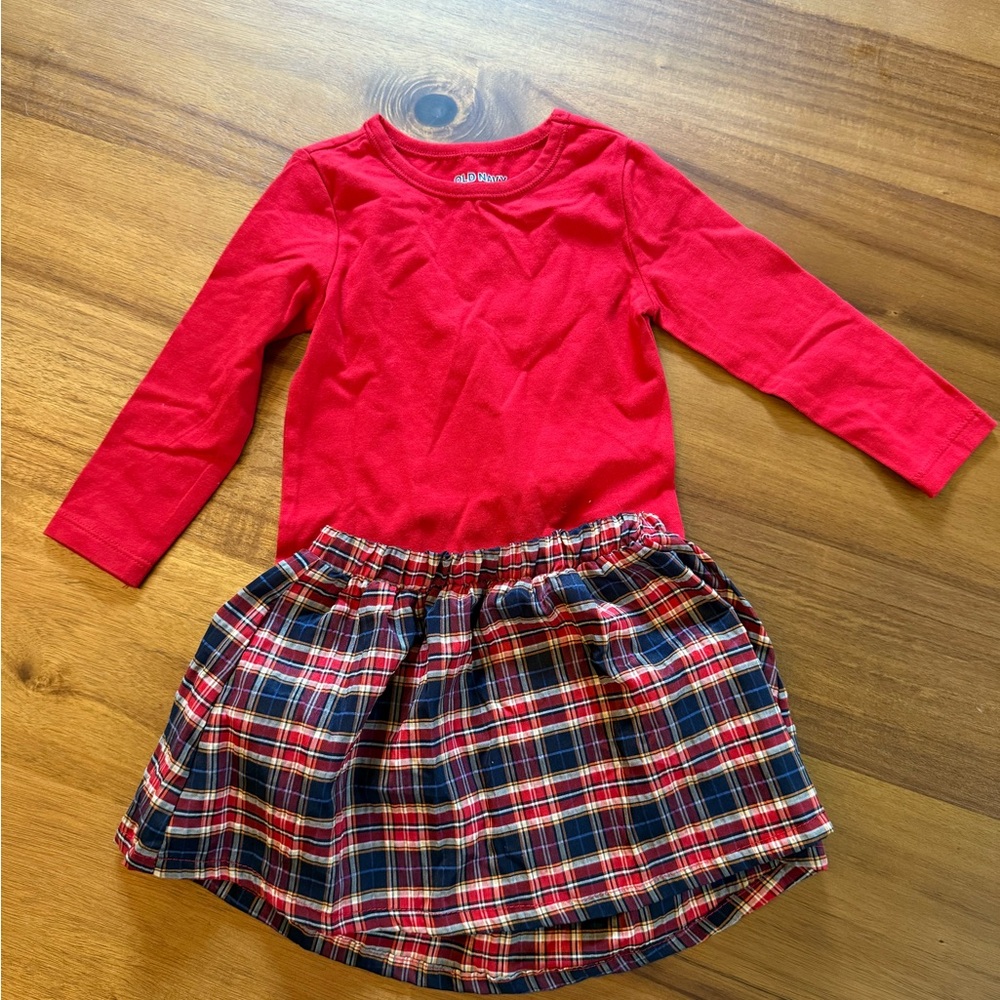 Old Navy Vibrant Red Top 12-18M
